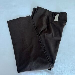 NWT Anne Taylor Women's Size 6 Pants Straight Leg Brown, Career, Professional